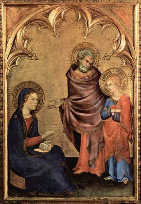 Simone Martini, Il ritorno di Gesù dal tempio, 1342. Liverpool, Walker Art Gallery. Photo Akg Images Mondadori Portfolio)