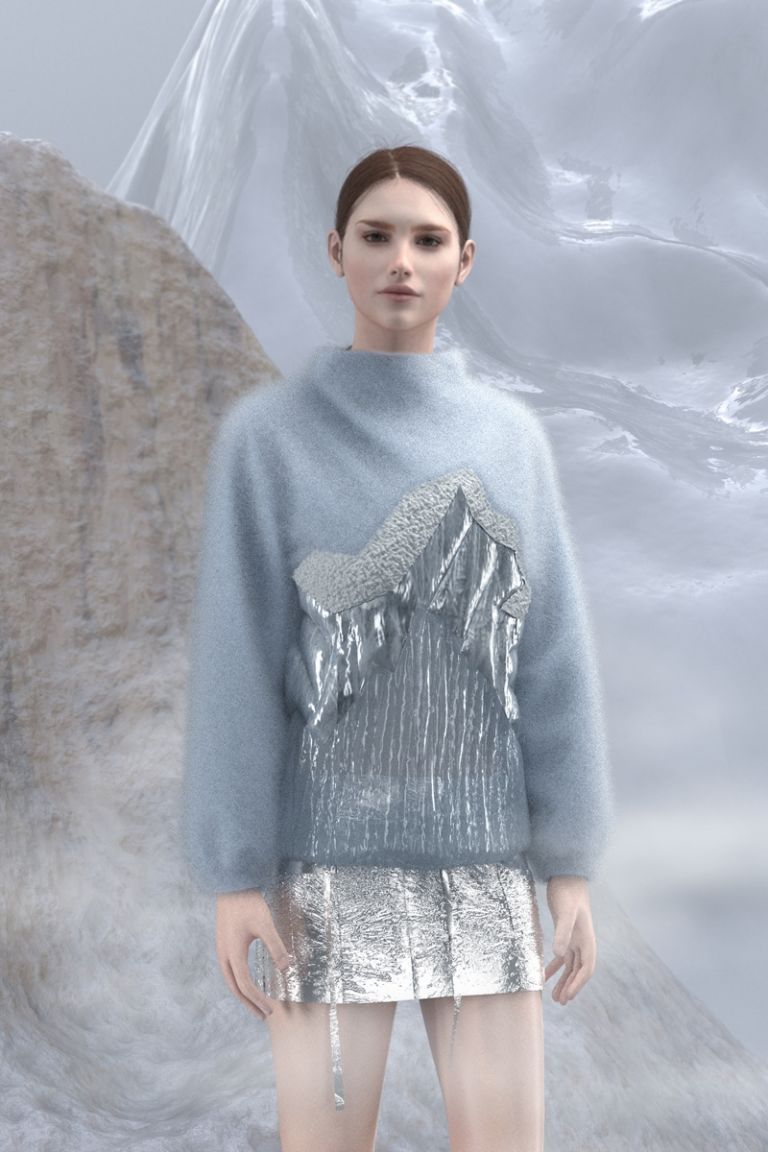 Sweater blue iceberg