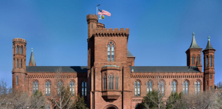 The Smithsonian Building in Washington D.C. United States. Edit of WikipediaImage Smithsonian Building
