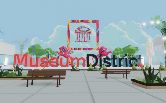 Travel diary, Museum district, Decentraland
