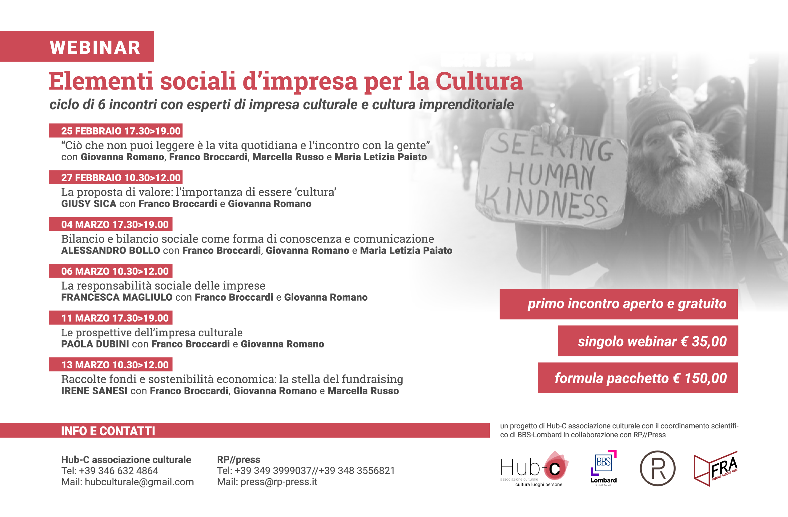 WEBINAR Elementi sociali d'impresa per la cultura