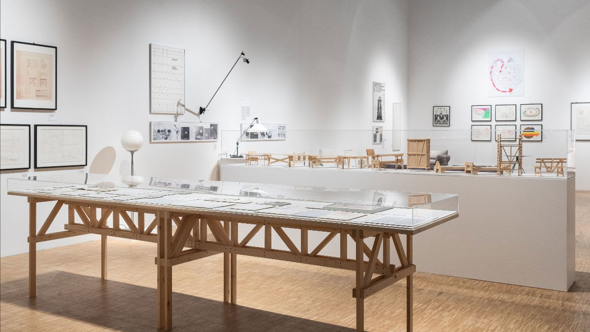 Allestimento mostra Enzo Mari curated by Hans Ulrich Obrist with Francesca Giacomelli, 2020, © Triennale Milano © 2019 Fondazione La Triennale di Milano
