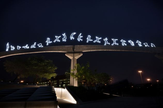 Angelo Bonello, Run Beyond, 2015. Courtesy the artist and Light Art Collection. Photo ©Riyadh Art 2021