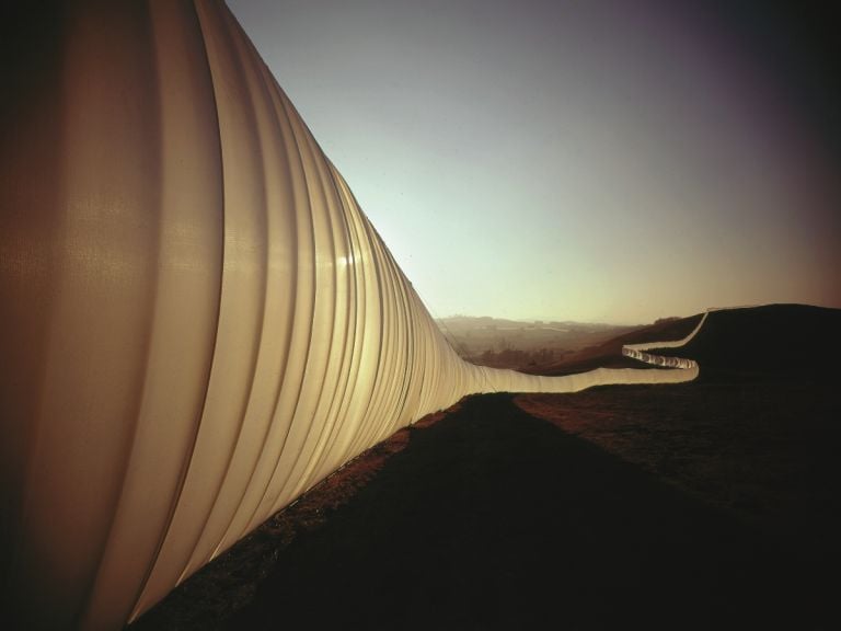 Gianfranco Gorgoni Christo & Jeanne Claude, Running Fence 1986, Sunset, Marin Sonoma, California 1976 2018