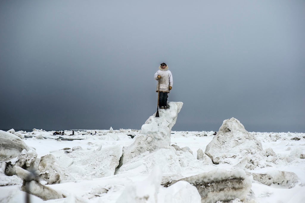 Mostra open air sulla Pietra di Bismantova Arctic New Frontier di Khadir Van Lohuizen e Yuri Kozirev in collaborazione con NOOR e Fondation Carmignac