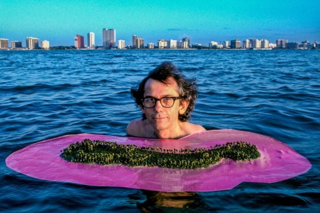 Gianfranco Gorgoni Christo & Jeanne Claude, Surrounded Island 1983, Portrait, Biscayne Bay, Miami, Florida, 1983 2018