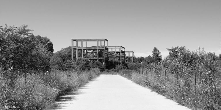 Aldo Rossi e Gianni Braghieri, Ampliamento della stazione San Cristoforo, Milano, vista d’insieme, 2020. Photo credits Clelia Nanni