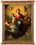Antonio Gherardi, Madonna in gloria col Bambino e angeli. Courtesy Antichità Romano Ischia