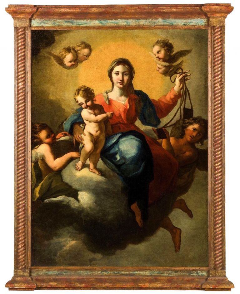 Antonio Gherardi, Madonna in gloria col Bambino e angeli. Courtesy Antichità Romano Ischia