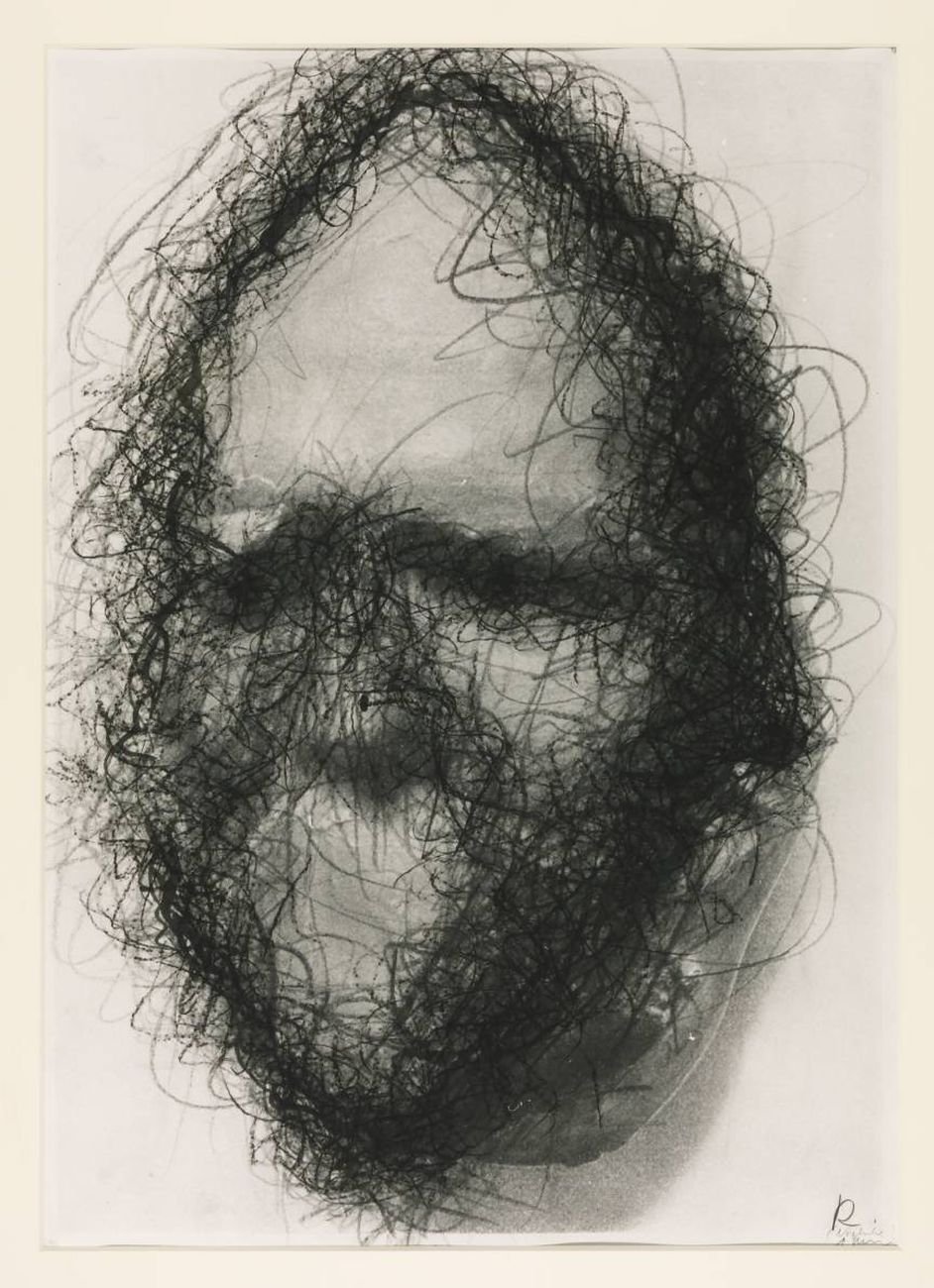 Arnulf Rainer, Johann Wolfgang von Goethe dalla serie Totenmasken, 1982 © Arnulf Rainer - Tate