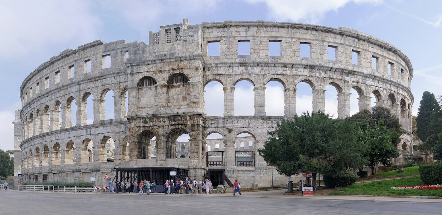 Berthold Werner, Croatia, Pula, Amphitheatre fonte Wikipedia CC BY SA 3.0