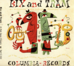 Bix Beiderbecke Bix and Tram Label Columbia 78 rpm album 1940s Design Jim Flora