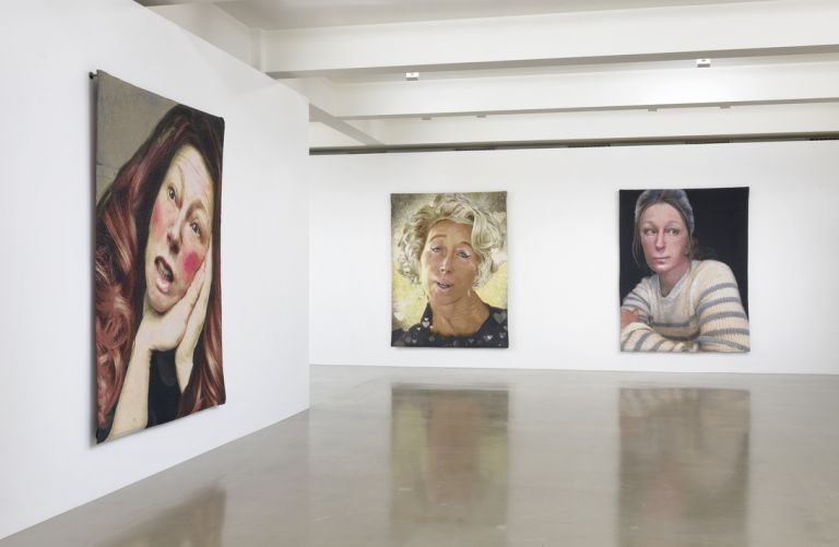 Installation view, Cindy Sherman, Tapestries February 16–May 1, 2021, Sprüth Magers, Los Angeles © Cindy Sherman Courtesy the artist, Sprüth Magers and Metro Pictures, New York Photo Robert Wedemeyer