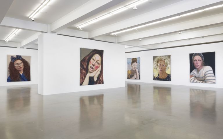 Installation view, Cindy Sherman, Tapestries February 16–May 1, 2021, Sprüth Magers, Los Angeles © Cindy Sherman Courtesy the artist, Sprüth Magers and Metro Pictures, New York Photo Robert Wedemeyer