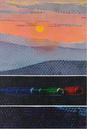 Claudio Cintoli, Speed Echipse, 1966, acrilico su tela, cm 249 x 165. Collezione Eleonora Manzolini