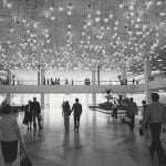 Foyer of the Palast der Republik, Berlin, 7 July 1977. Architecture Heinz Graffander © ddrbildarchiv.de Manfred Uhlenhu