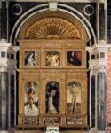 Giovanni Bellini, Polittico di San Vincenzo Ferrer, 1466-69 ca., registro principale, sei tavole, 175,5-177,5 x 67,7-67,5 cm. Venezia, Basilica dei Santi Giovanni e Paolo © 2020 Cameraphoto – Scala, Firenze