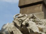 Gian Lorenzo Bernini, Fontana dei Quattro Fiumi, Il serpente di terra, 1648 51. Piazza Navona, Roma. Photo Sailko CC BY 2.5