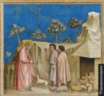 Giotto, Gioacchino tra i pastori. Foto Haltadefinizione