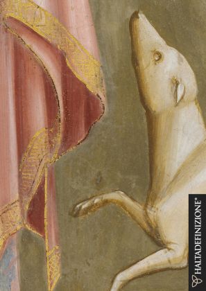 Giotto, Gioacchino tra i pastori, dettaglio. Foto Haltadefinizione
