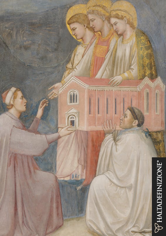 Giotto, Giudizio Universale, dettaglio. Foto Haltadefinizione