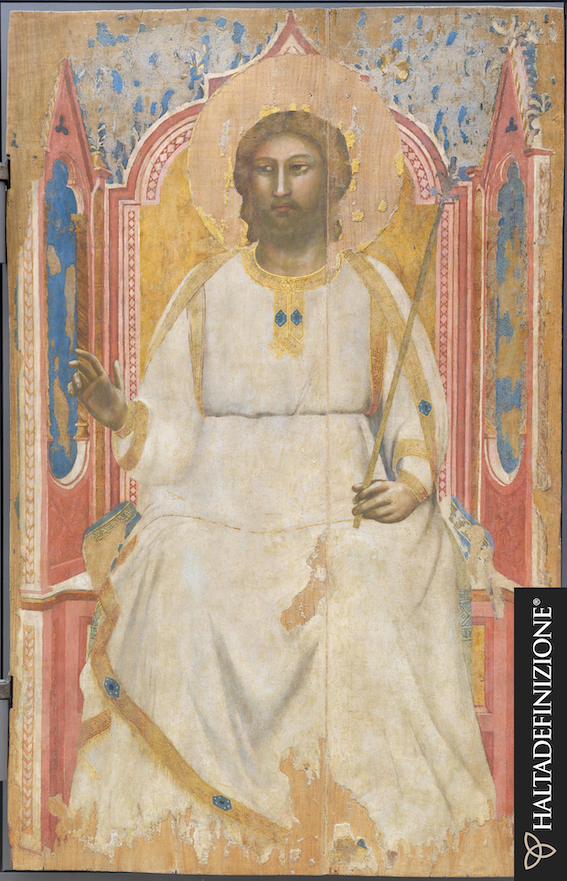 Giotto, Tavola dell'Eterno. Foto Haltadefinizione