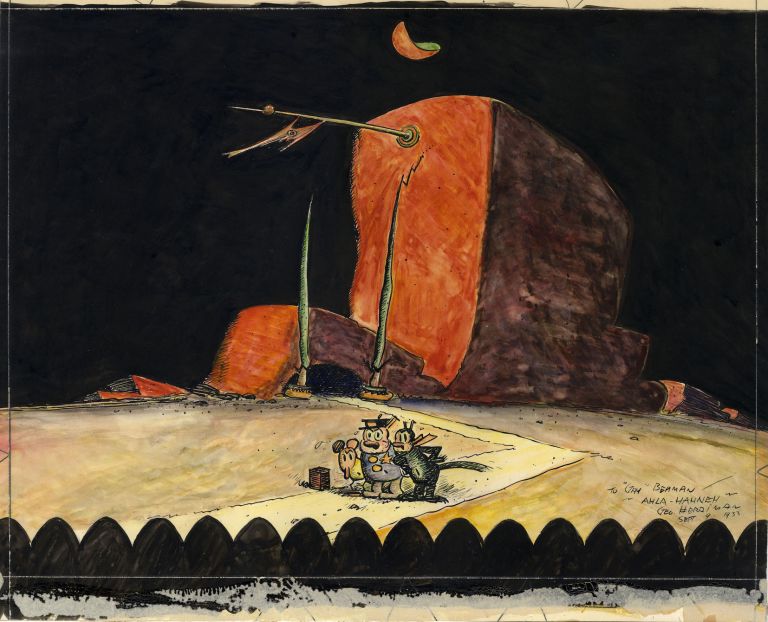 George Herriman Krazy Kat, ca. 1969/1972 Encre sur papier 42x52cm Collection privée, Paris © D.R.