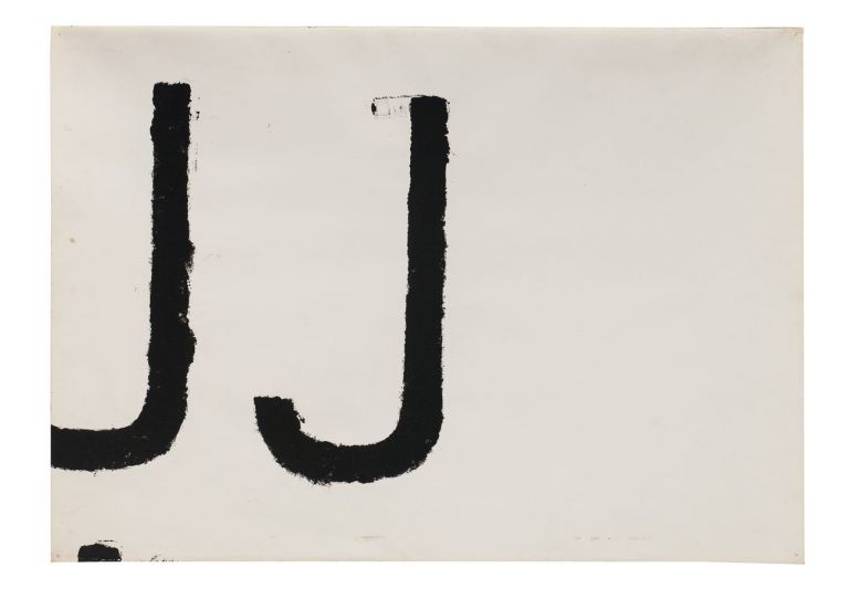 Jannis Kounellis, Untitled (JJ), 1961. Courtesy Mazzoleni, Londra Torino