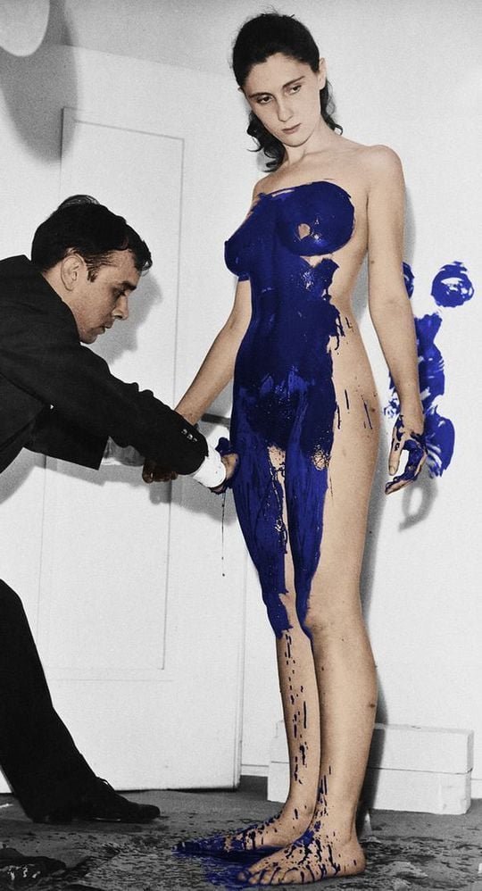 Yves Klein, Antropometrie