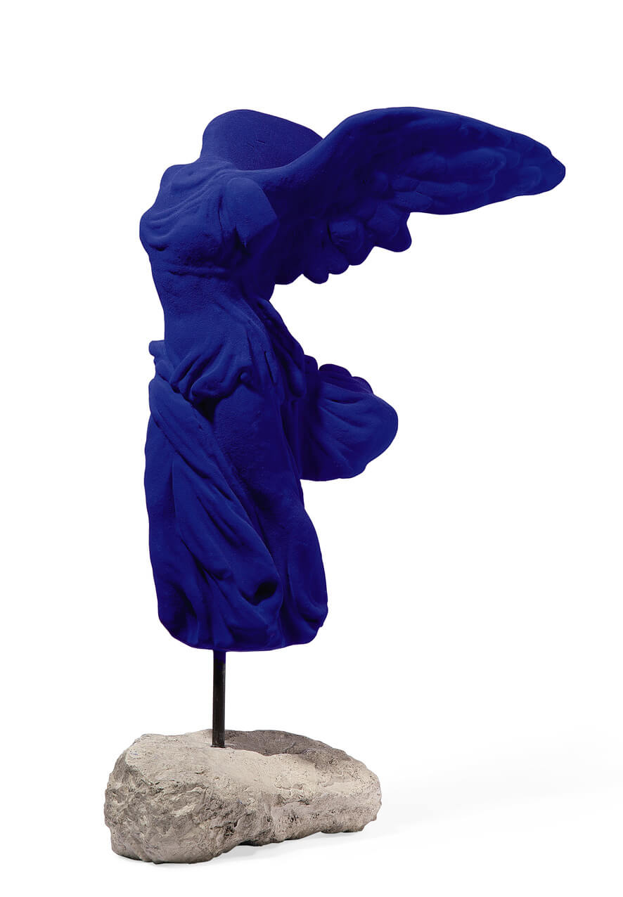 Yves Klein, Nike di Samotracia in blu