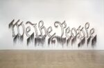 Nari Ward, We the People, 2011. Courtesy the artist & Lehmann Maupin