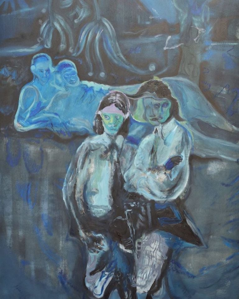 Nebojša Despotović “Boys will be boys”, 2019, oil on canvas, 100 x 150 cm, Rebecca Russo Collection, Videoinsight® Collection