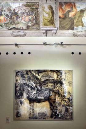 Nicola Samorì. Sfregi. Exhibition view at Palazzo Fava, Genus Bononiae. Musei nella Città, Bologna 2021. Photo Paolo Righi