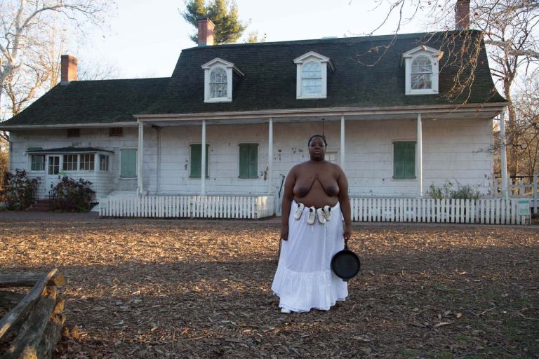 Nona Faustine, White Shoes, 2015. Courtesy of the Artist