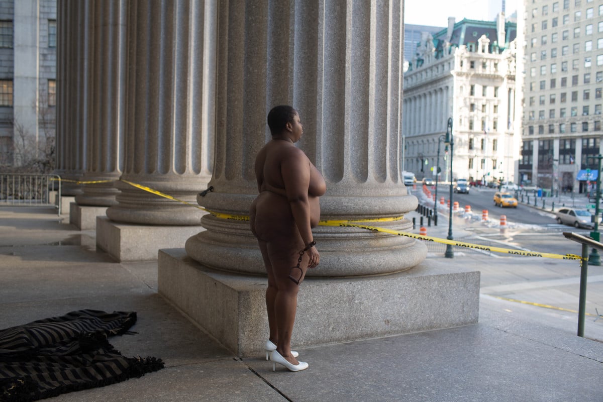 Nona Faustine, White Shoes, 2015. Courtesy of the Artist