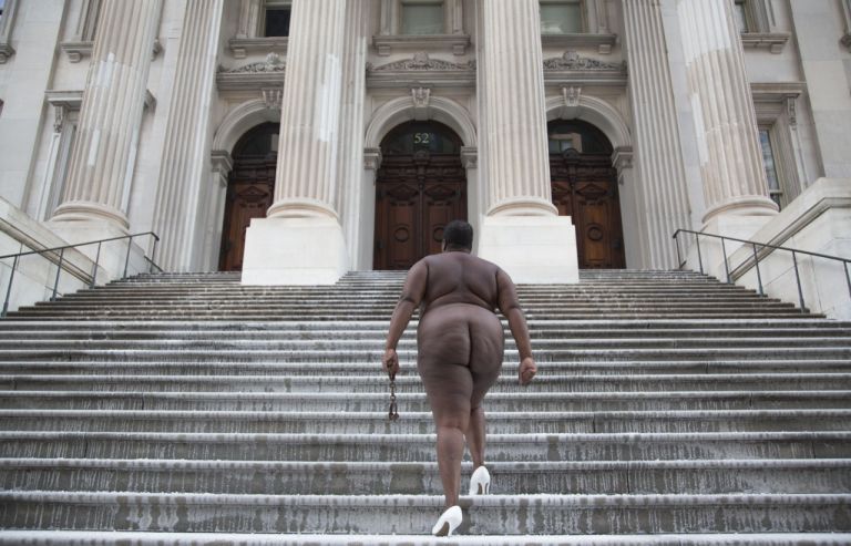 Nona Faustine, White Shoes, 2015. Courtesy of the Artist