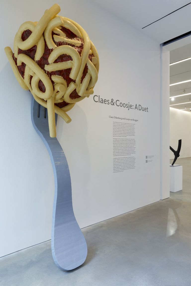 Installation view of Claes & Coosje: A Duet 540 West 25th Street, New York March 26 – May 9, 2021 Photography courtesy of Pace Gallery