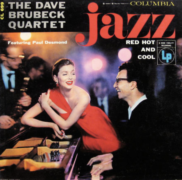 Dave Brubeck Red Hot and Cool Label Columbia 699 12" LP 1955 Photo Richard Avedon