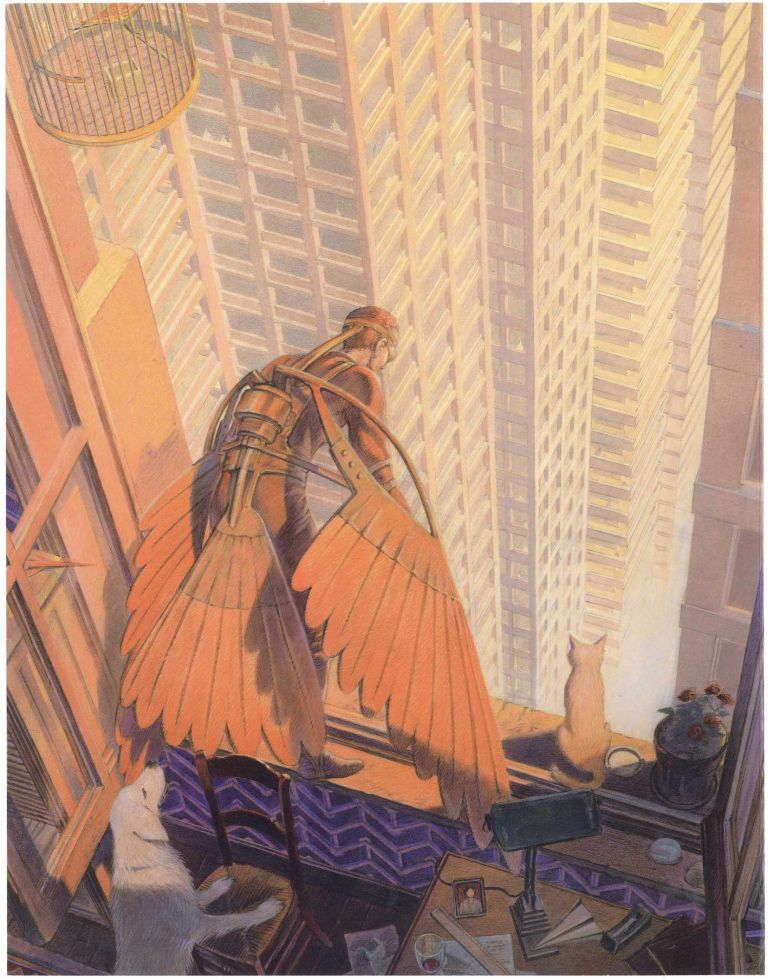 François Schuitten Les Cités Obscures. Couverture de l’Intégrale, tome 1, 2017 (scénario de Benoît Peeters) Acrylique et graphite sur papier 65x50cm Collection privée, Paris © François Schuiten