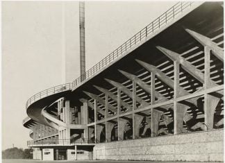 Stadio Artemio Franchi, Torre di Maratona e scala elicoidale. Photo © Ferdinando Barsotti, 1932