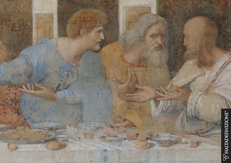 Ultima Cena di Leonardo Da Vinci - Matteo, Giuda Taddeo, Simone