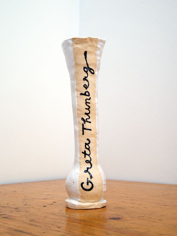 Vase of Greta Thunberg, © Michael Stipe