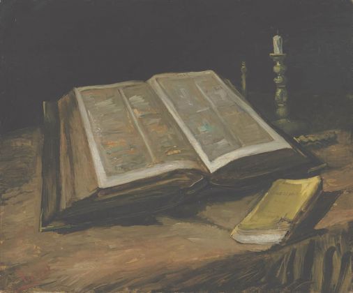 Vincent van Gogh, Natura morta con Bibbia, olio su tela, 65,7 × 78,5 cm. Van Gogh Museum, Amsterdam (Vincent van Gogh Foundation)