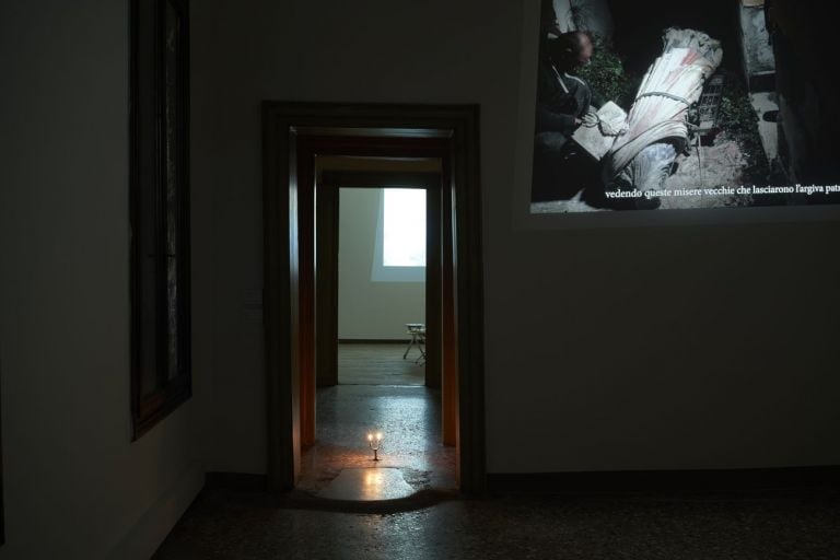 g. olmo stuppia, Le supplici, video still, Tenebra solo show at Spazio Sparc, VeniceArtFactory © Elena Andreato