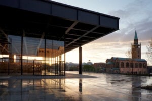 A Berlino la Neue Nationalgalerie Van der Rohe rinnovata da Chipperfield riapre solo in streaming