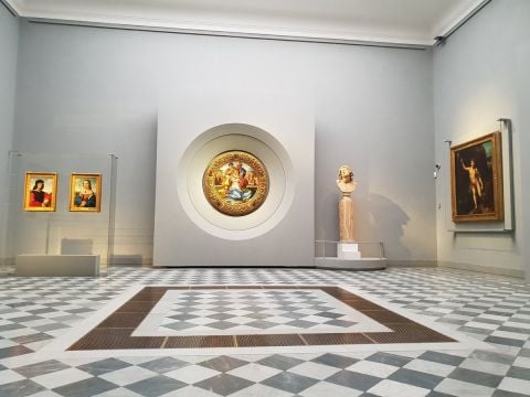 Uffizi la nuova sala dedicata a Raffaello e Michelangelo. Protagonista il Tondo Doni