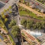 LOC - Loreto open community, progetto di rigenerazione di Piazzale Loreto a Milano. Rendering