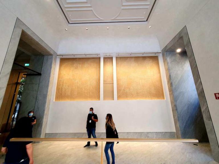 Il nuovo Apple Store di Roma è pieno d’arte