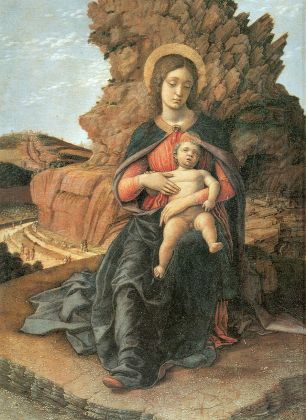 Andrea Mantegna, Madonna delle Cave, 1488 90. Galleria degli Uffizi, Firenze