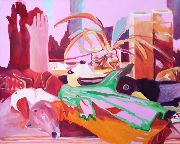 Anna Capolupo, Raccontami tutte le storie, 2020, olio su tela, 40 x 50 cm